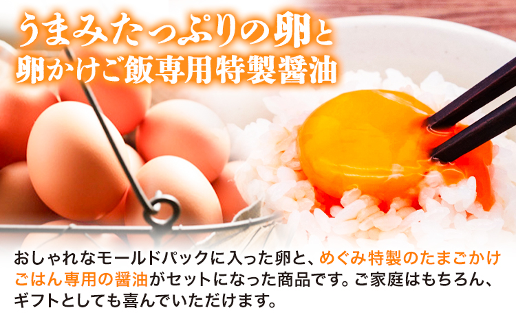 卵 夢の卵 赤玉 卵かけご飯セット 20個 + 12個 ピリ辛 醤油 1本《90日以内に出荷予定(土日祝除く)》株式会社めぐみ 岡山県 浅口市 送料無料 たまご 6個 × 2セット 卵かけごはん