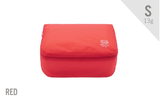 【TO&FRO】軽すぎるポーチ ORGANIZER AIR【Sサイズ・レッド】