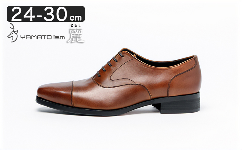 倭イズム ( ヤマトイズム ) 牛革 マッケイ ビジネスシューズ 紳士靴 YAP600 （ ブラウン ）28.0cm