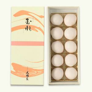 丹波栗 饅頭 玉水(10個入) 【ギフト包装】 和菓子 饅頭 丹波篠山 大福堂  DF07-GFT