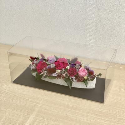 ふるさと納税 春日部市 プリザーブドフラワーアレンジ【プレジール/ディープルビー】春日部市 シュガーパイン |  | 03