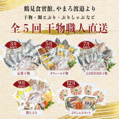 ふるさと納税 佐伯市 <定期便・全5回>職人直送 干物 定期便 (該当月にお届け) |  | 01