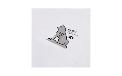 HACHI100オリジナルハチ公像TシャツXXL（HACHI100オリジナルコットン巾着サービス)　40P7605【一般社団法人 秋田犬ツーリズム】