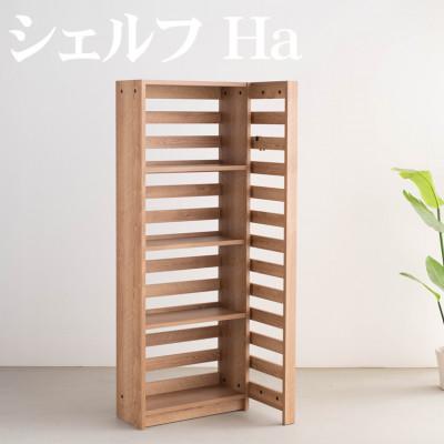 ふるさと納税 大川市 エルブロック パーティションシェルフHa オーク ハイタイプ(幅66 奥行25 高さ160)