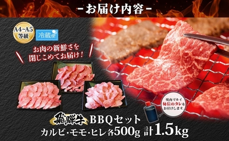 飛騨牛　BBQセット　約1.5kg　A4～A5等級使用