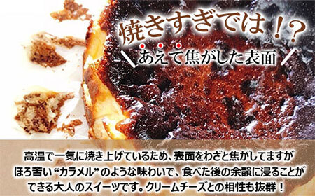 ハングリー特製とろけるバスクチーズケーキ（冷凍）（5号15cm）B120-044 チーズケーキ ケーキ バスクチーズケーキ バスク クリームチーズ レア食感 冷凍ケーキ 冷凍チーズケーキ 冷凍バスクチ