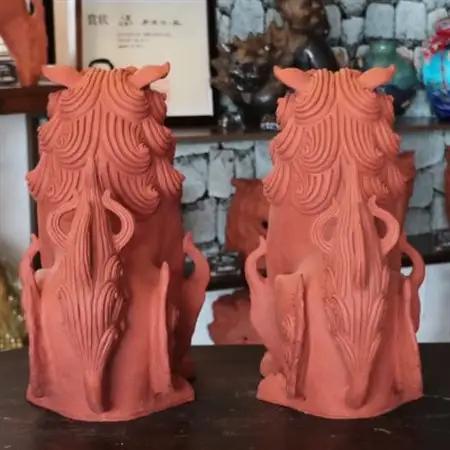 「魔除け獅子」金剛シーサー 作 新垣信一【1564094】