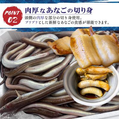 ふるさと納税 松江市 島根県沖産あなごの切り身18枚!レシピ付きで肉厚あなごを簡単調理 |  | 02