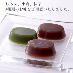 夏限定 本蕨 12個入 こしあん／小倉／抹茶 3種類＜京菓匠 鶴屋吉信＞《本わらび わらび餅 わらびもち 和菓子 お菓子 ギフト お中元 デザート》※2025年5月下旬～8月末頃に順次発送予定