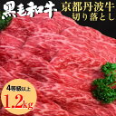 【ふるさと納税】厳選 京丹波牛 4等級以上！贅沢 切り落とし 1.2kg（600g×2パック）＜冷蔵＞《京都 丹波産 黒毛和牛 丹波牛 和牛 ふるさと納税牛肉》京丹波かぐら※離島への配送不可☆月間MVPふるさと納税賞 第1号（2020年10月）・SDGs未来都市亀岡