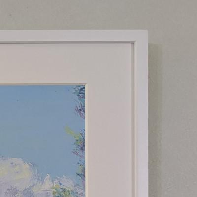 ふるさと納税 天理市 風景画・景行天皇陵〜三輪山【山辺の道】(A3サイズ複製画・額装込) |  | 03