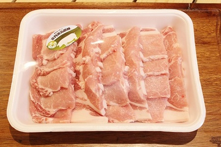 【京丹波高原豚】 ロース 焼肉用　1kg 【豚肉】  [010TN002]