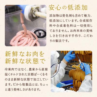 ふるさと納税 京都市 【京都特産ぽーく】〈3か月定期便〉変わり種ウインナー 13種 食べ比べセット(4〜5種類×3回) |  | 03