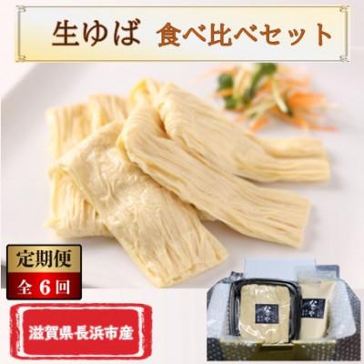 ふるさと納税 長浜市 【毎月定期便】湖北ゆば　食べ比べセット全6回