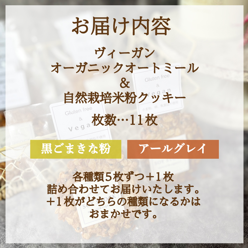 クッキー セット 11枚 ヴィーガン 11枚