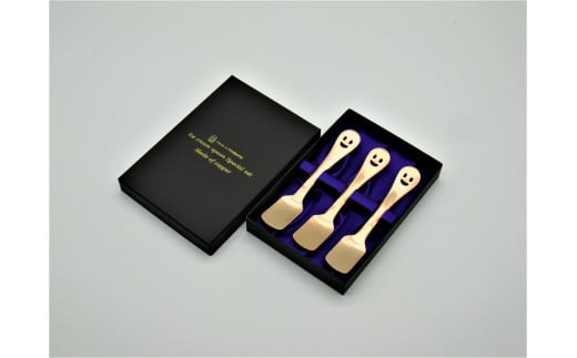 銅製NICOアイスクリームスプーン 3本組 FC012092
