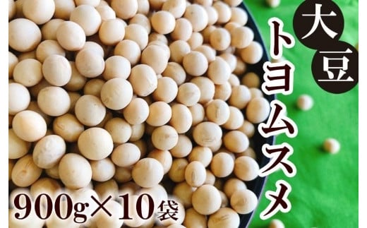 
大豆（トヨムスメ）900g×10袋
