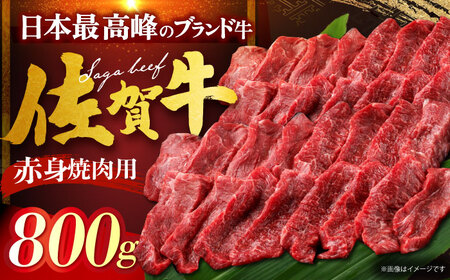 佐賀牛 赤身 （焼肉用）計800g（400g×2パック）[HDH013]