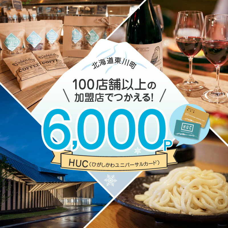 【ふるさと納税】HUCポイント　6,000円分
