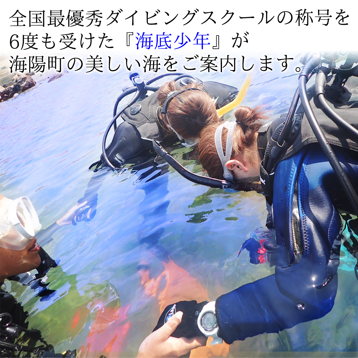 ウキウキ!ビーチダイブプラン(1名様分) 海底少年