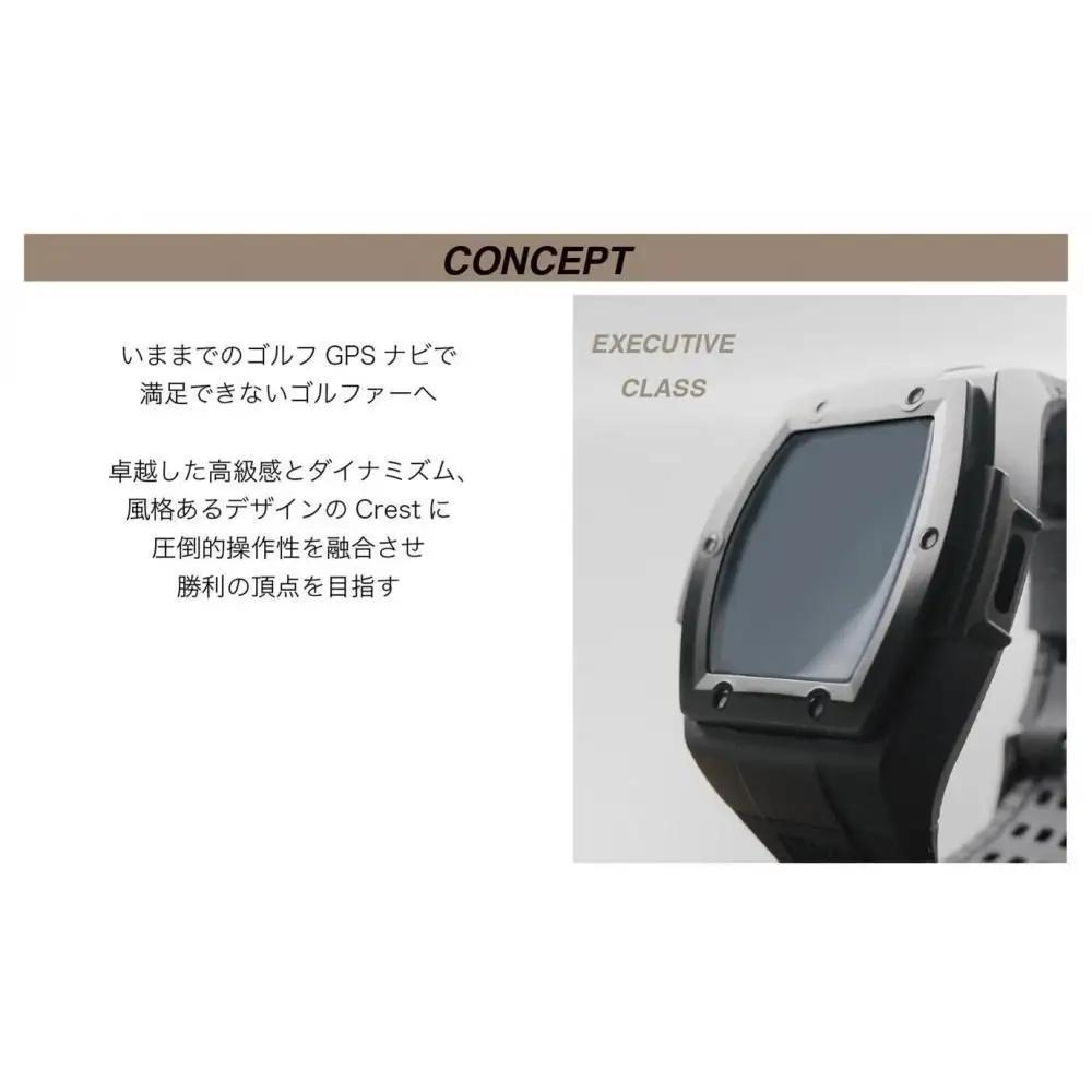 ショットナビ Crest2 Touch 【ブラック】 ゴルフ 距離計