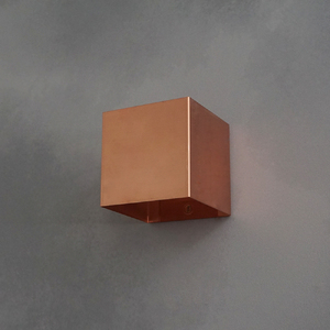 CTSH LIGHT. ブラケットライト＜CUBE 銅ブラケット＞ 瑞浪市 / ジオニック 照明器具 ソケット 壁付け 真鍮 ブロンド [AZBQ034]