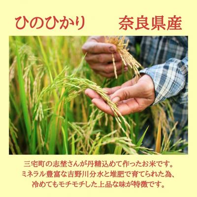 ふるさと納税 三宅町 【6回定期便】ひのひかり 玄米 5kg×6回 全30kg 奈良県 三宅町 ヒノヒカリ 志埜米穀店 |  | 02