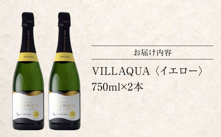 VILLAQUA -イエロー- 750ml×2本 [APAZ149] ワイン
