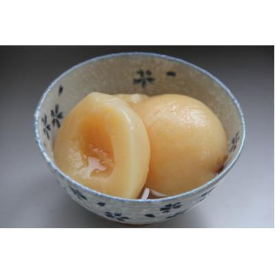 ふるさと納税 由利本荘市 国産りんご・2つ割り白桃缶詰　各3缶セット |  | 02