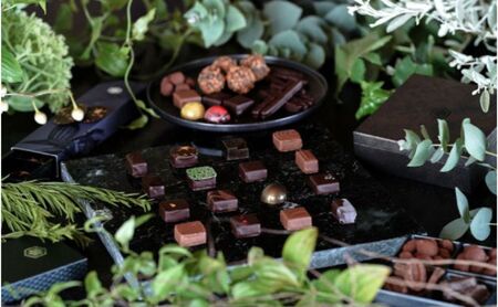 ボンボンショコラ5個(シャキーラ)&フェーブ80g（コイン状チョコレート）／NICOchocolaterie チョコレート チョコレート専門店 ボンボンショコラ スイーツ お菓子 贈答用 ギフト お取