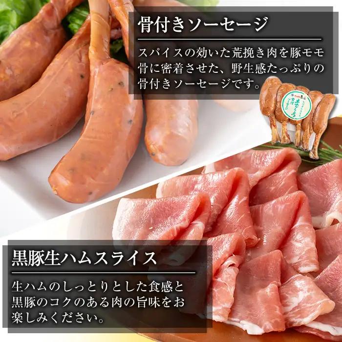 【ふるなび限定】 鹿児島 シャルキュトリ 6種 計1.4kg超 ウインナー ソーセージ ベーコン 生ハム【ナンチク】 i320-z FN-Limited-PR