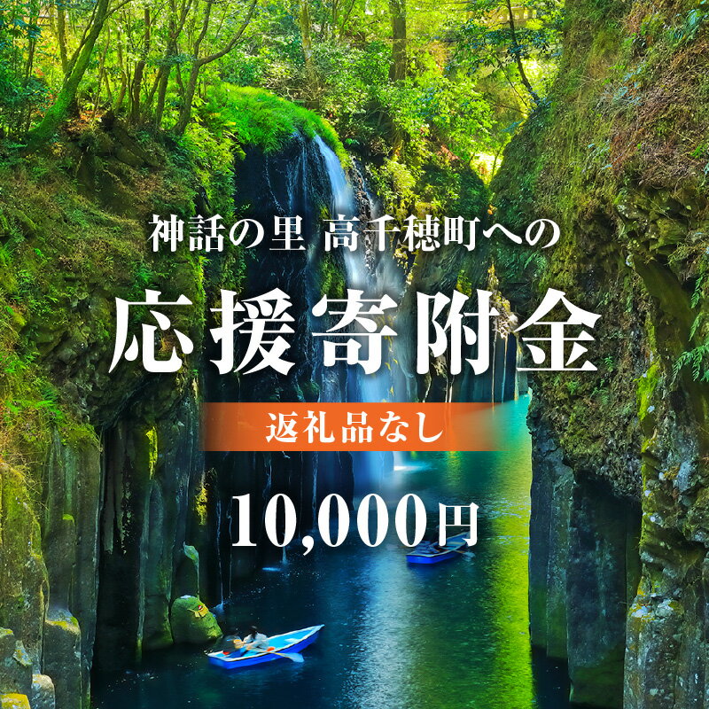 【ふるさと納税】神話の里 高千穂町への応援寄附金【10,000円】（返礼品なし） 宮崎県 高千穂町