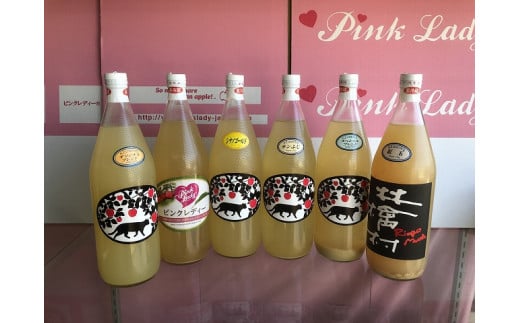りんごジュースおまかせ６本セット