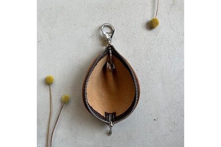 バナナキーケース（ヌメキャメル）