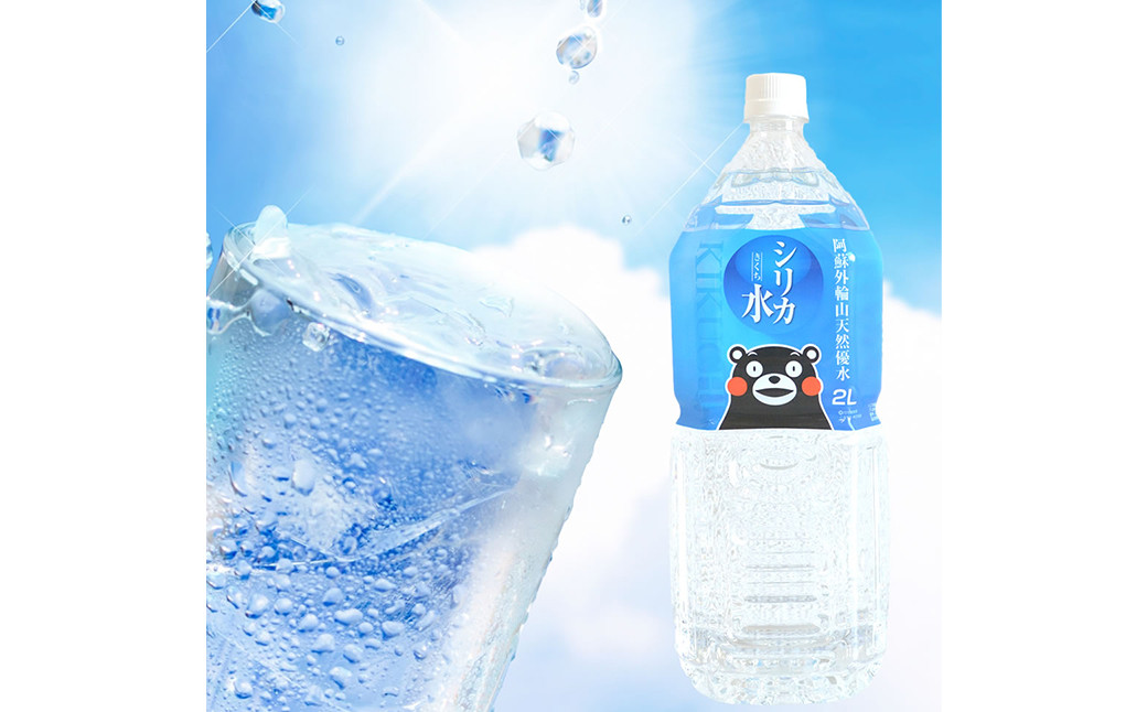 【定期便6回】シリカ天然水 2L×10本 計60本 《お申込み月の翌月から出荷開始》