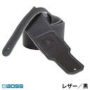 【ふるさと納税】【BOSS純正】革製ギターストラップ/6.3cm幅/黒/BSL-25-BLK【配送不可：離島】　雑貨・日用品