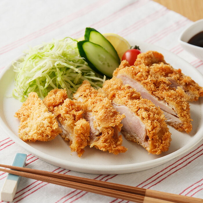 【ふるさと納税】No.1059 朝引き鶏のチキンカツ/衣付100g×5枚（合計500g）/鶏肉 モモ肉