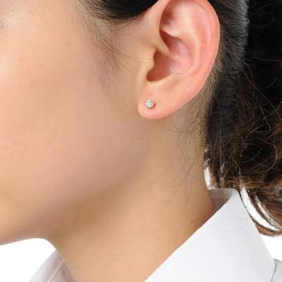 ふるさと納税 京都市 【京セラ】クレサンベール〈天然ダイヤモンド〉セラミックピアス(ジュエリー,ファッションジュエリー) |  | 03