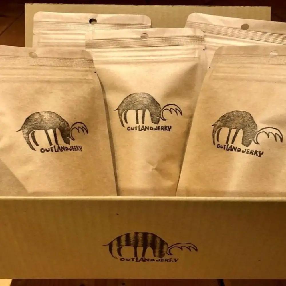OUTLAND JERKY 北海道 根室産 蝦夷鹿 ジャーキー 食べ比べセット 鹿肉 別海町