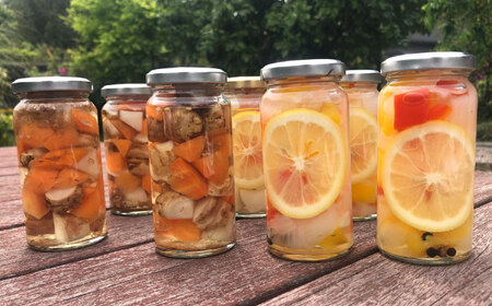 お任せピクルス５本セット化粧箱入り《築上町》【ERBA FARM733】 [ABAP006] 19000円[ABAP006]