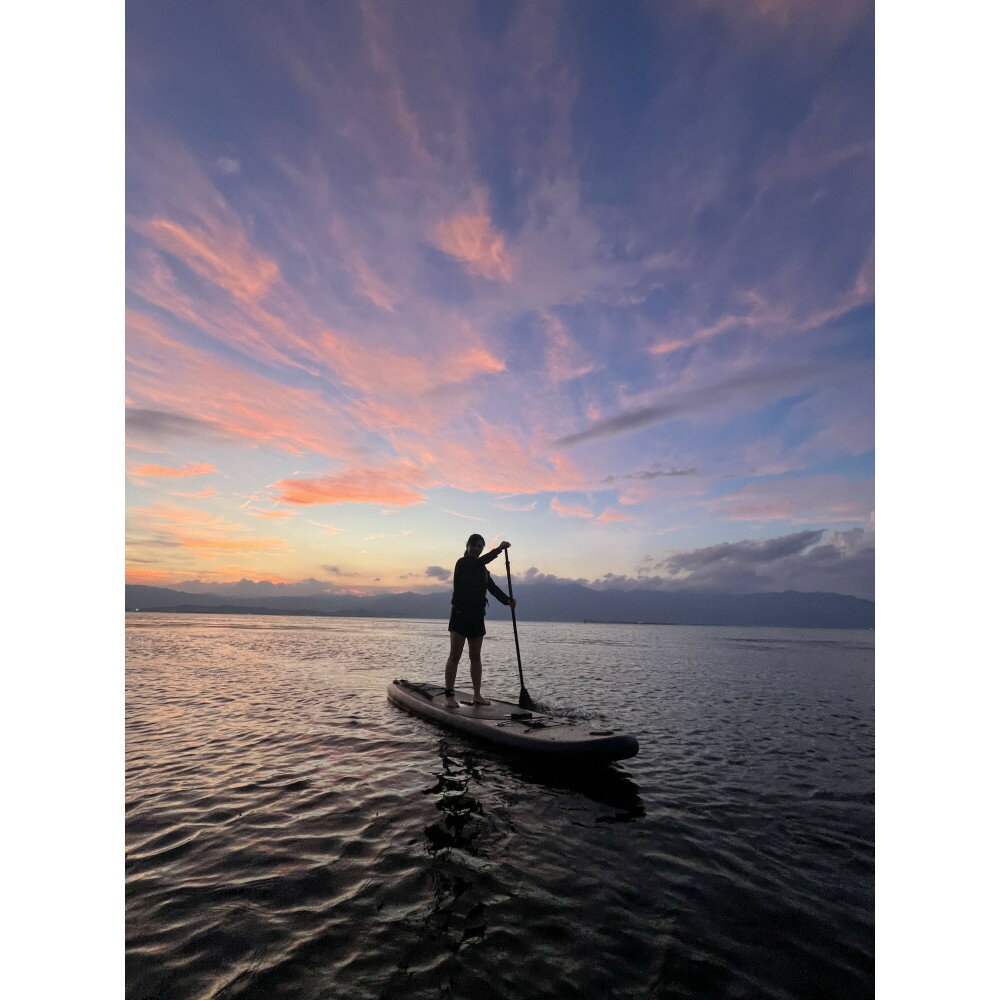 【ふるさと納税】非日常体験！！SUNSET　SUPツアー（90分）1名様分 | 野洲市 琵琶湖 アウトドア SUP サップ SUNSETコース サンセット 日の入 体験チケット チケット 人気 おすすめ 送料無料