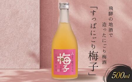飛騨の地酒で造ったにごり梅酒「すっぱにごり梅子」 ｜ 日本酒 梅 人気 おすすめ 有限会社舩坂酒造店　FB002VC13