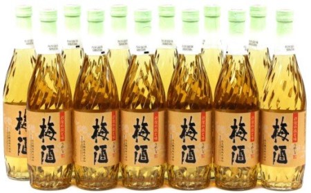 No.4023 【魔王の蔵元】白玉醸造の「プレミアム梅酒720ｍｌ」12本セット