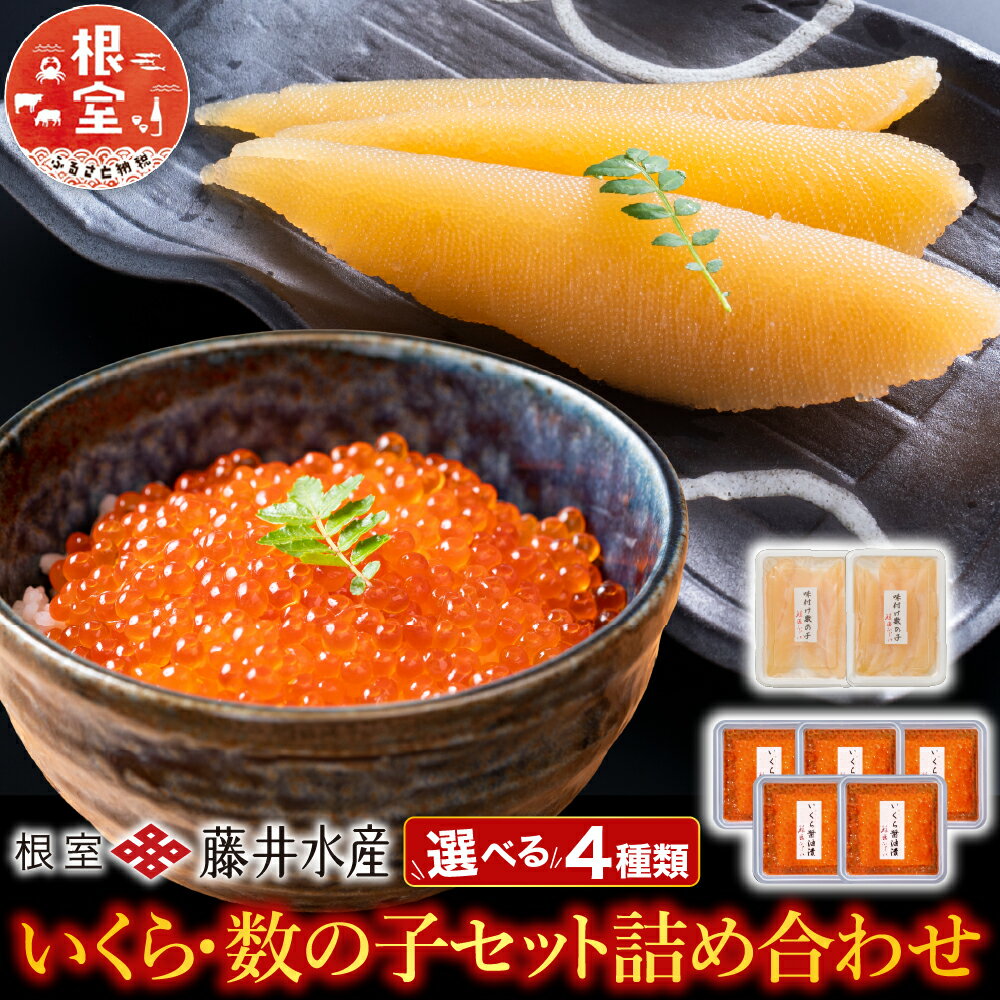 ＜鮭匠ふじい＞いくら120g・数の子240g