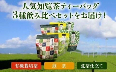 033-31 知覧茶ティーバッグ3種飲み比べセット