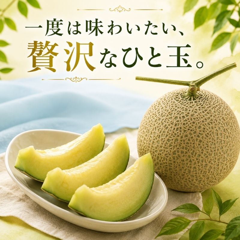 【2027年7月上旬より順次発送】静岡県浜松市産マスクメロン1.5kg×1個