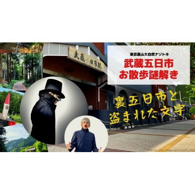 【ふるさと納税】【秋川渓谷 謎解きエコツアー】裏五日市と盗まれた文字　1名様分【1588078】