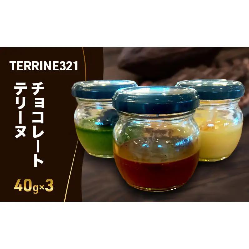 チョコレートテリーヌ 洋菓子スイーツ ギフトチョコレートテリーヌ【40g×3】