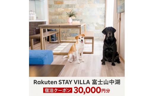 
Rakuten STAY VILLA 富士山中湖 宿泊クーポン (30,000円分) YAL002
