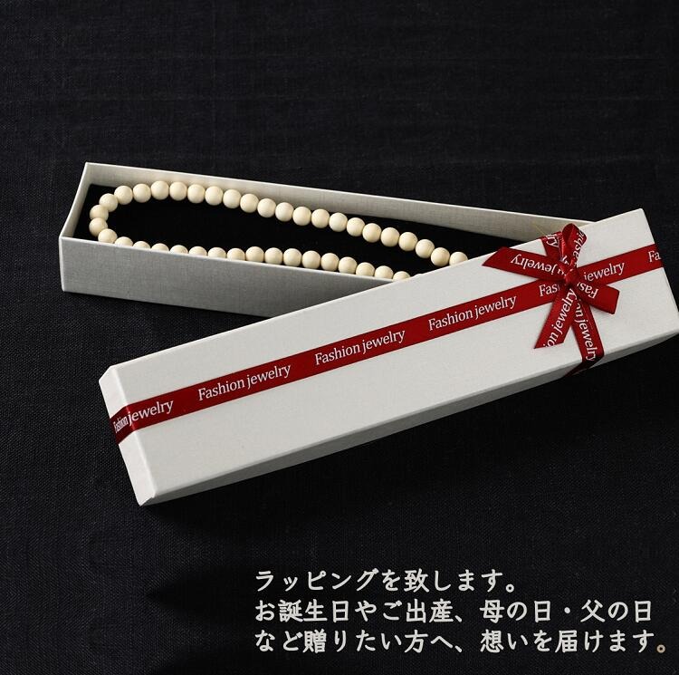 鹿角ネックレス（60粒48cm／110粒85cm）_イメージ5